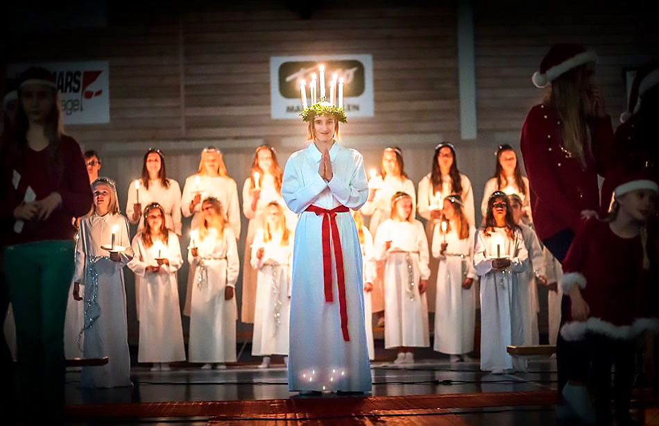 Luciafirande Europaskolan Malma